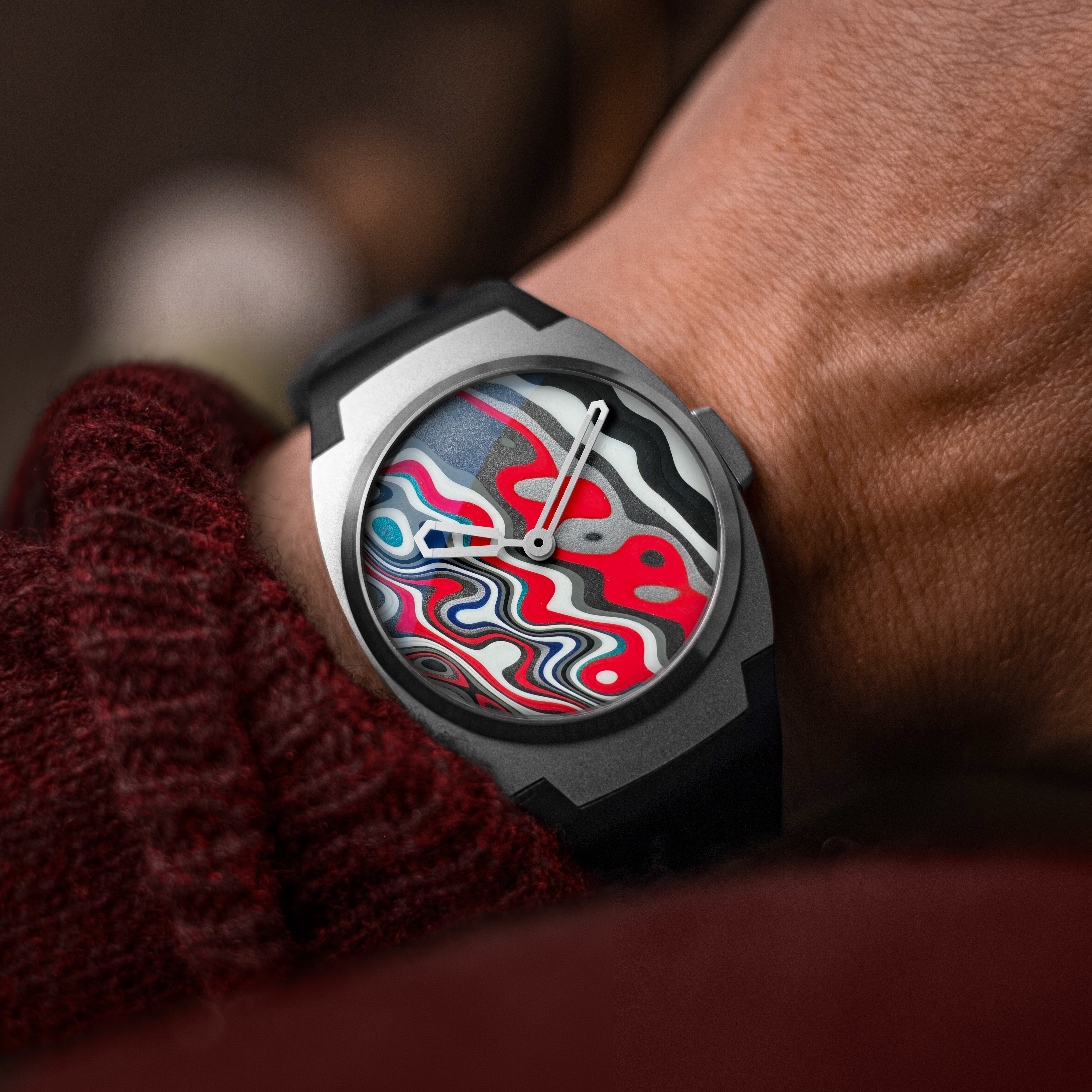ARC II — Fordite Groovy "Cherry Blast"