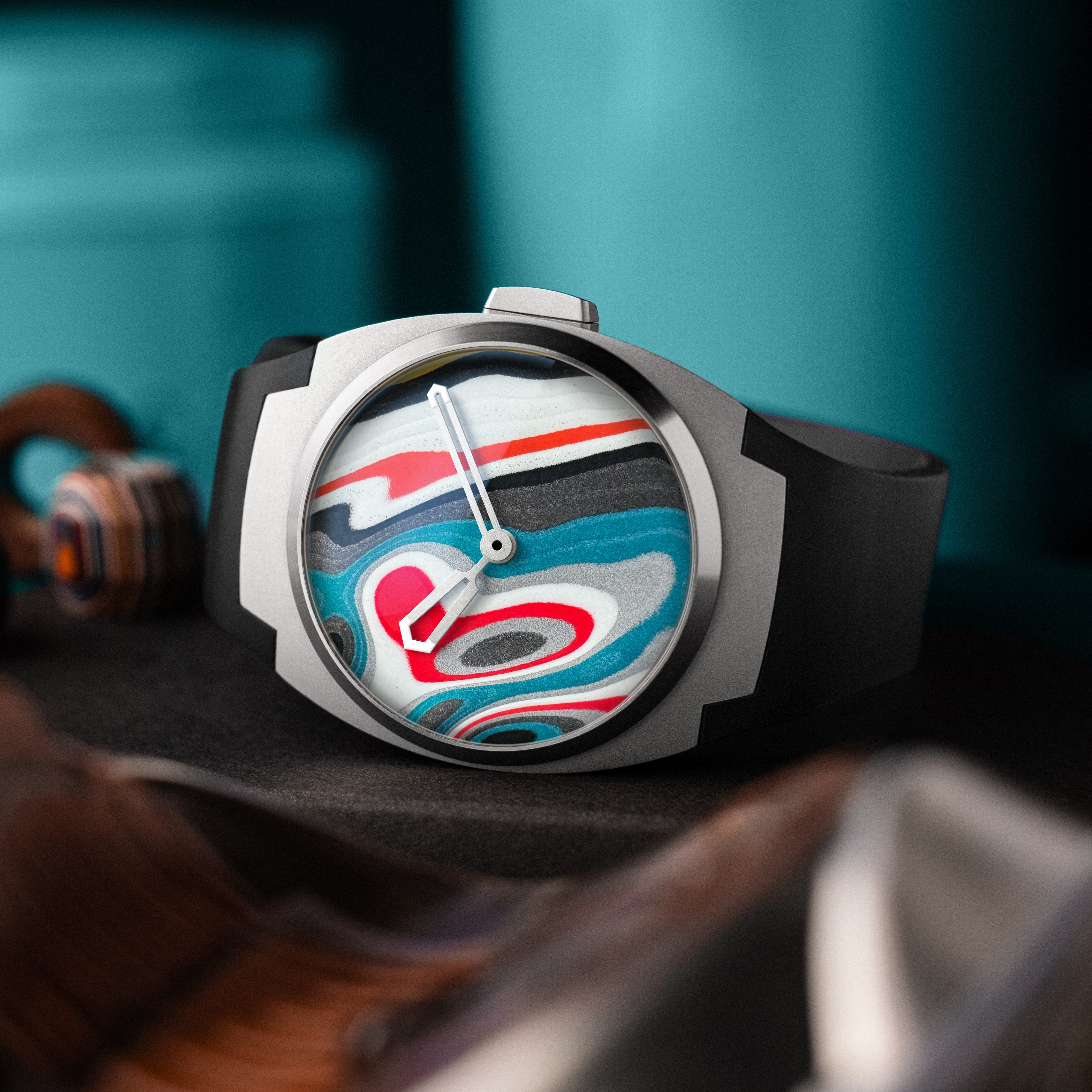 ARC II — Fordite Groovy "Malibu Ice"