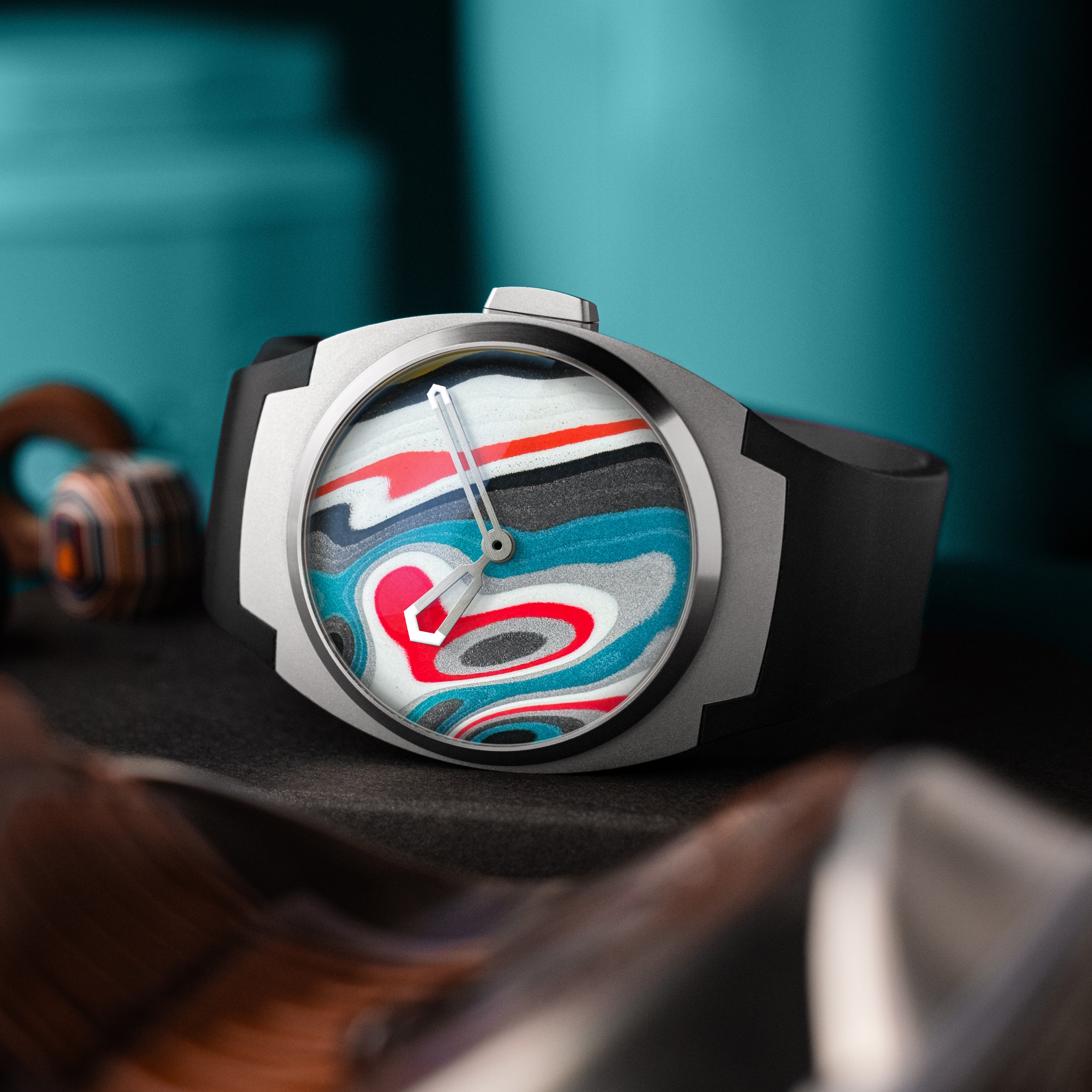 ARC II — Fordite Groovy "Malibu Ice"