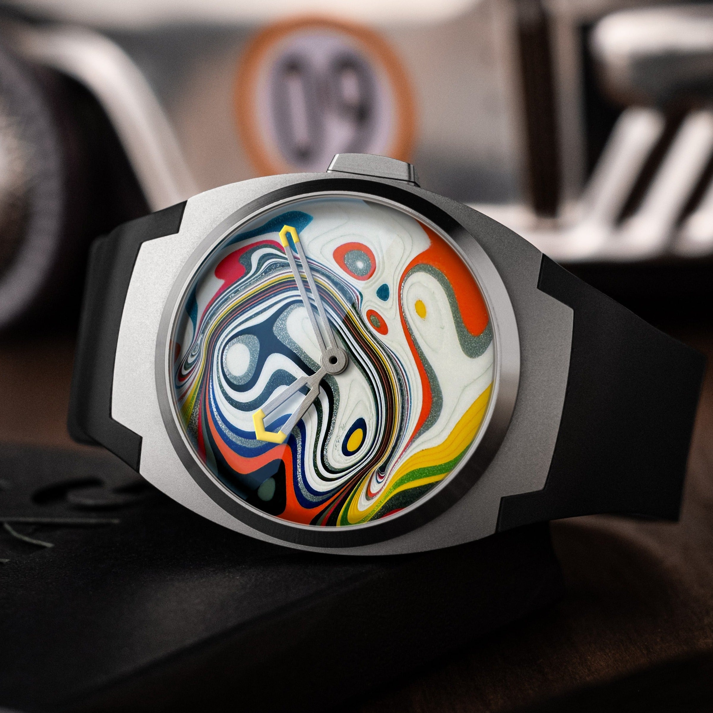 ARC II — Fordite Groovy "Roswell Omlette"