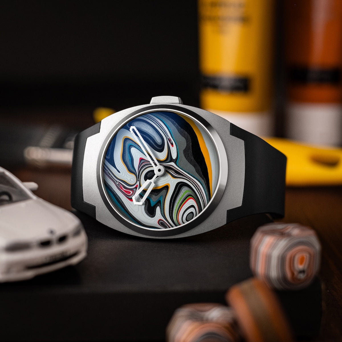 フロイドアート#2 ARC II — Fordite Groovy 