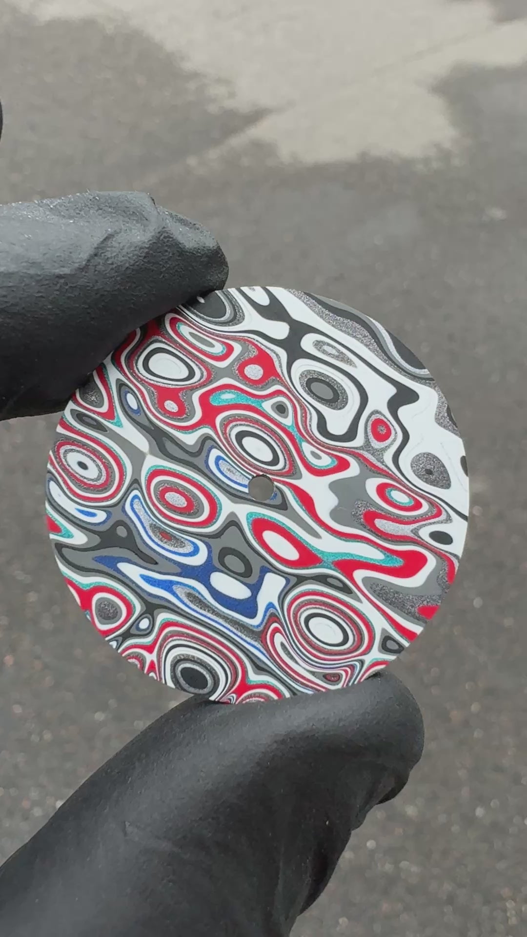 フロイドアート#2 ARC II — Fordite Groovy 